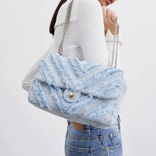 Ms. Blu Denim Handbag